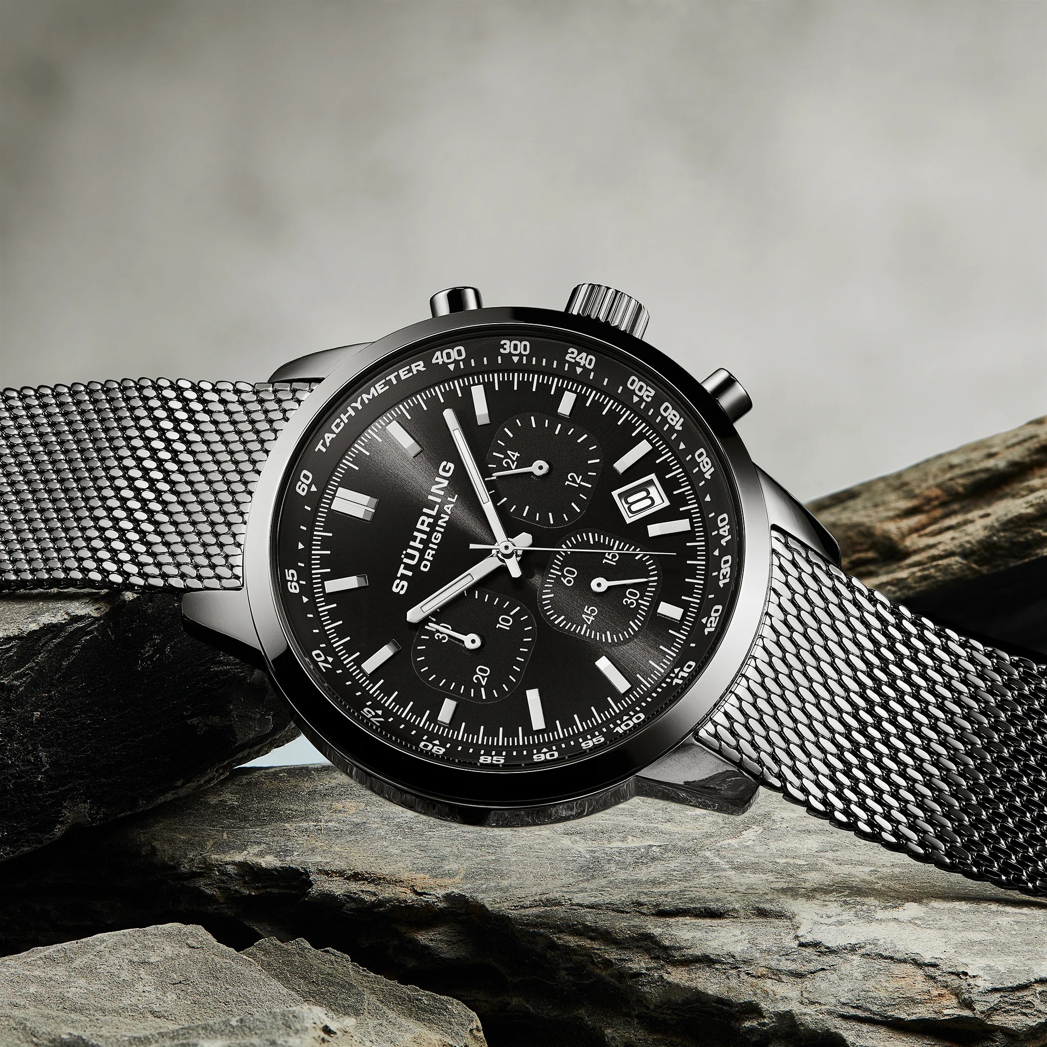 Stührling Chronoport 4082 Men's 44mm - Image 2
