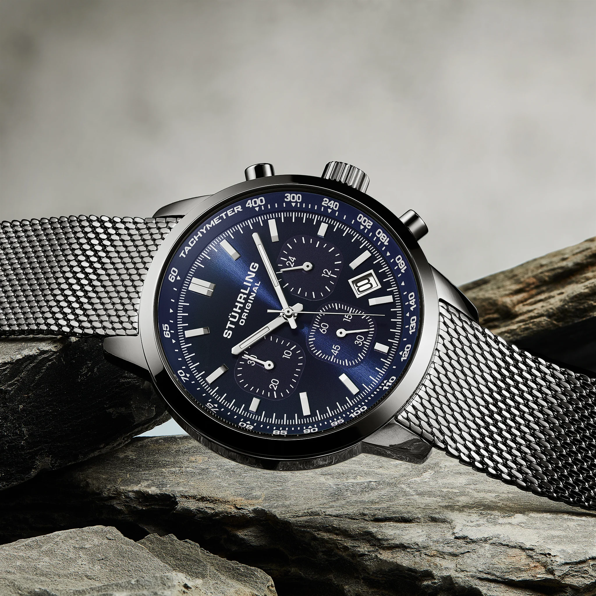 Stührling Chronoport 4082 Men's 44mm - Image 8