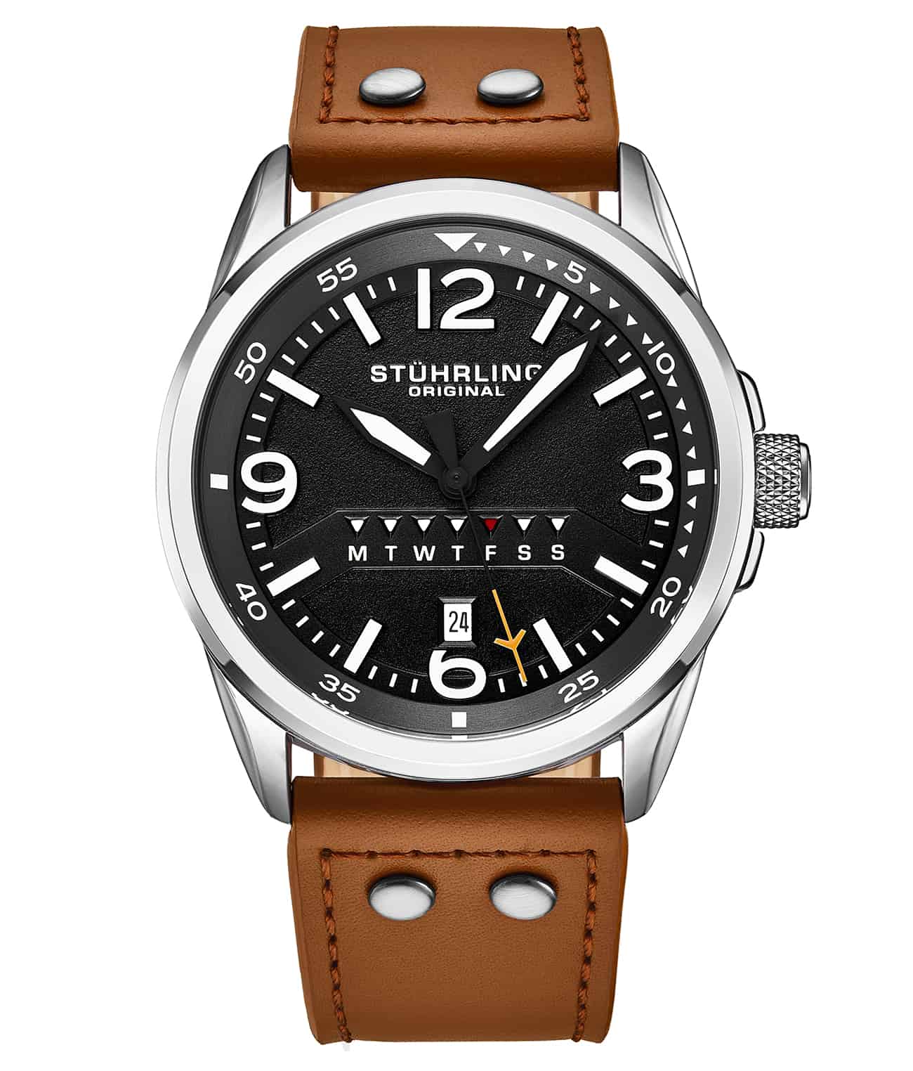 Stührling 447A Quartz 44mm Aviator - Image 12