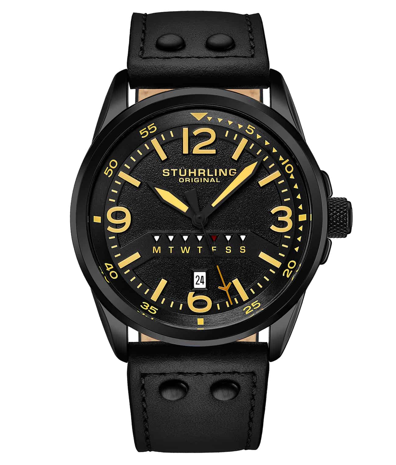 Stührling 447A Quartz 44mm Aviator - Image 14