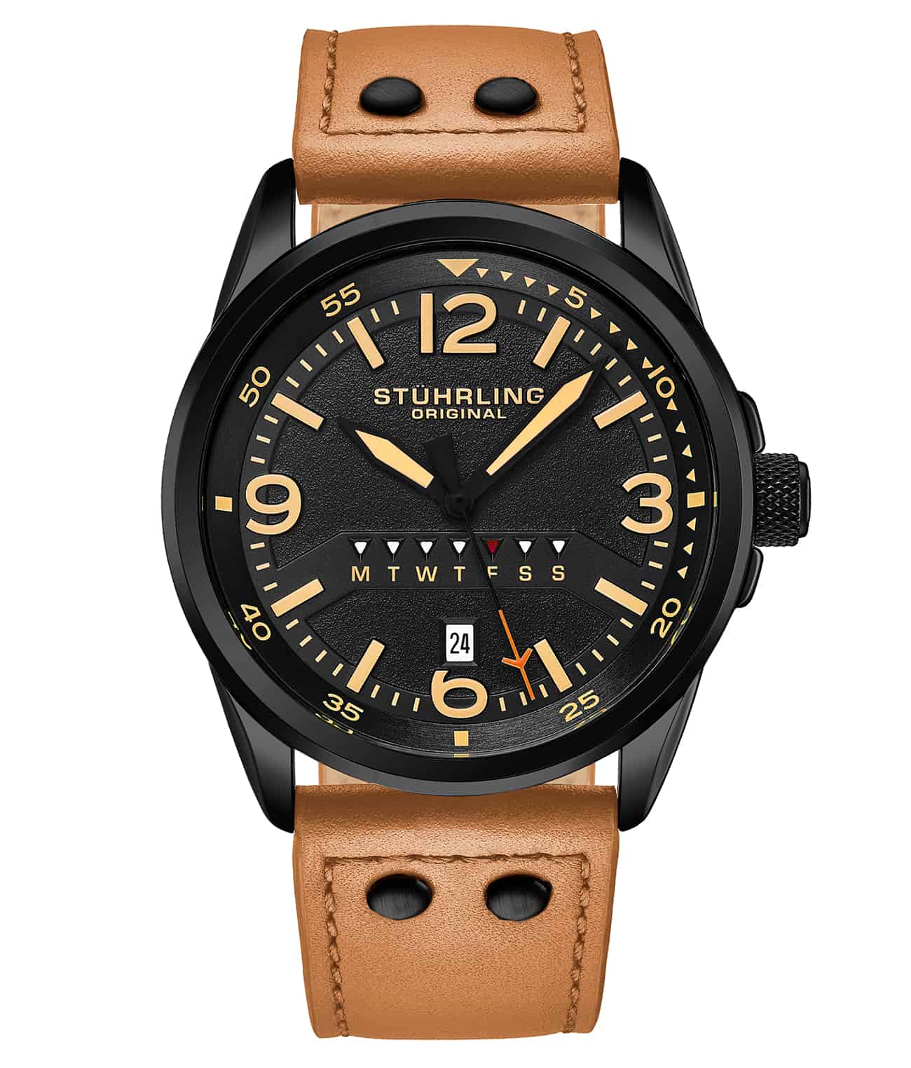 Stührling 447A Quartz 44mm Aviator - Image 4