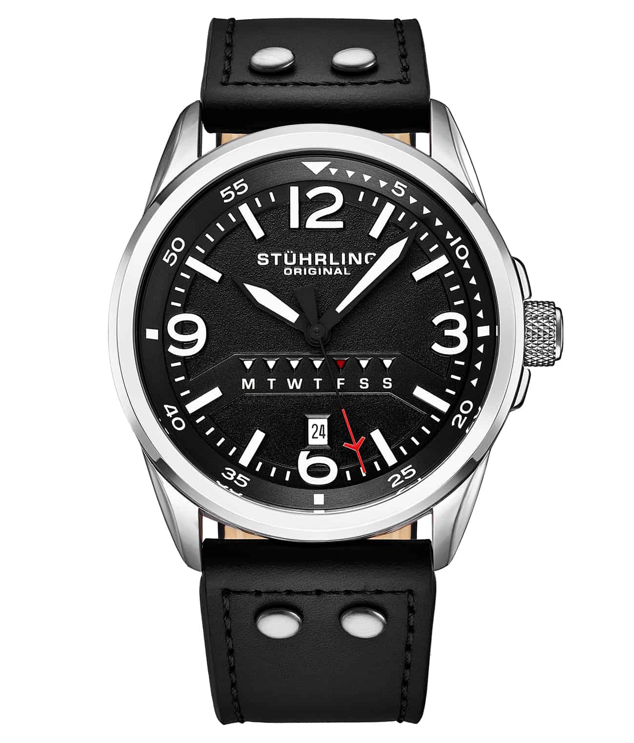 Stührling 447A Quartz 44mm Aviator - Image 6