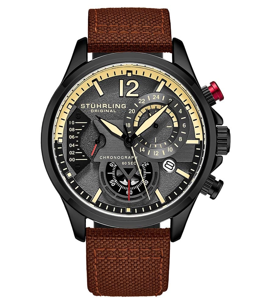 Stührling Cordura 908 Quartz 45mm Aviator - Image 10