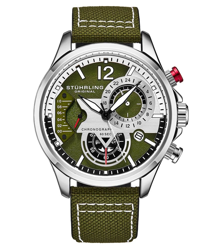 Stührling Cordura 908 Quartz 45mm Aviator - Image 7