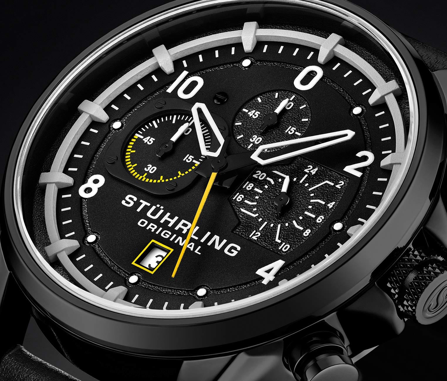 Stührling Volda 929 Aviator 45mm Quartz Watch - Image 12