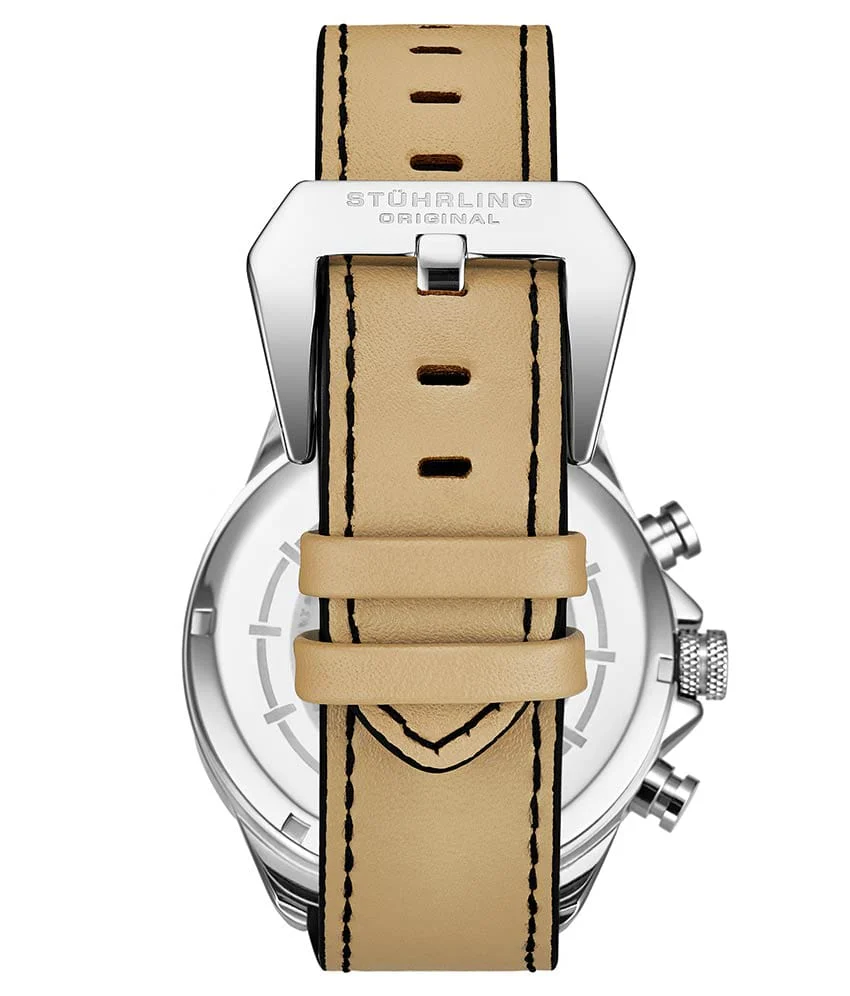 Stührling Volda 929 Aviator 45mm Quartz Watch - Image 3