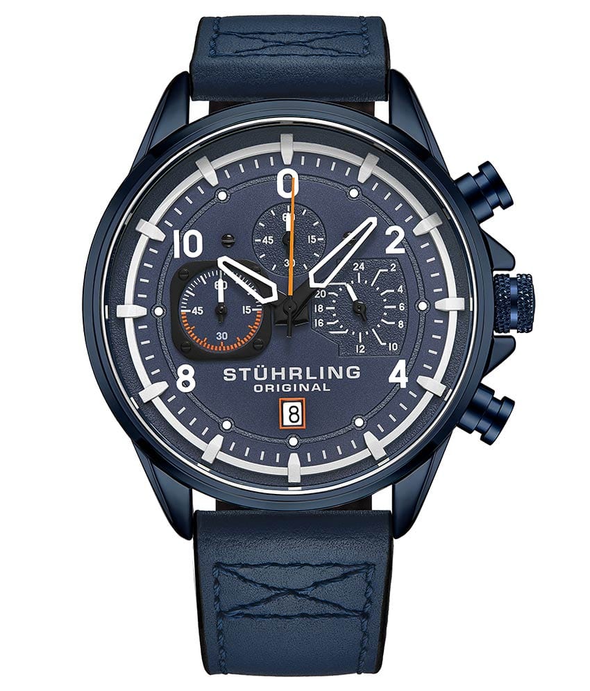 Stührling Volda 929 Aviator 45mm Quartz Watch - Image 7