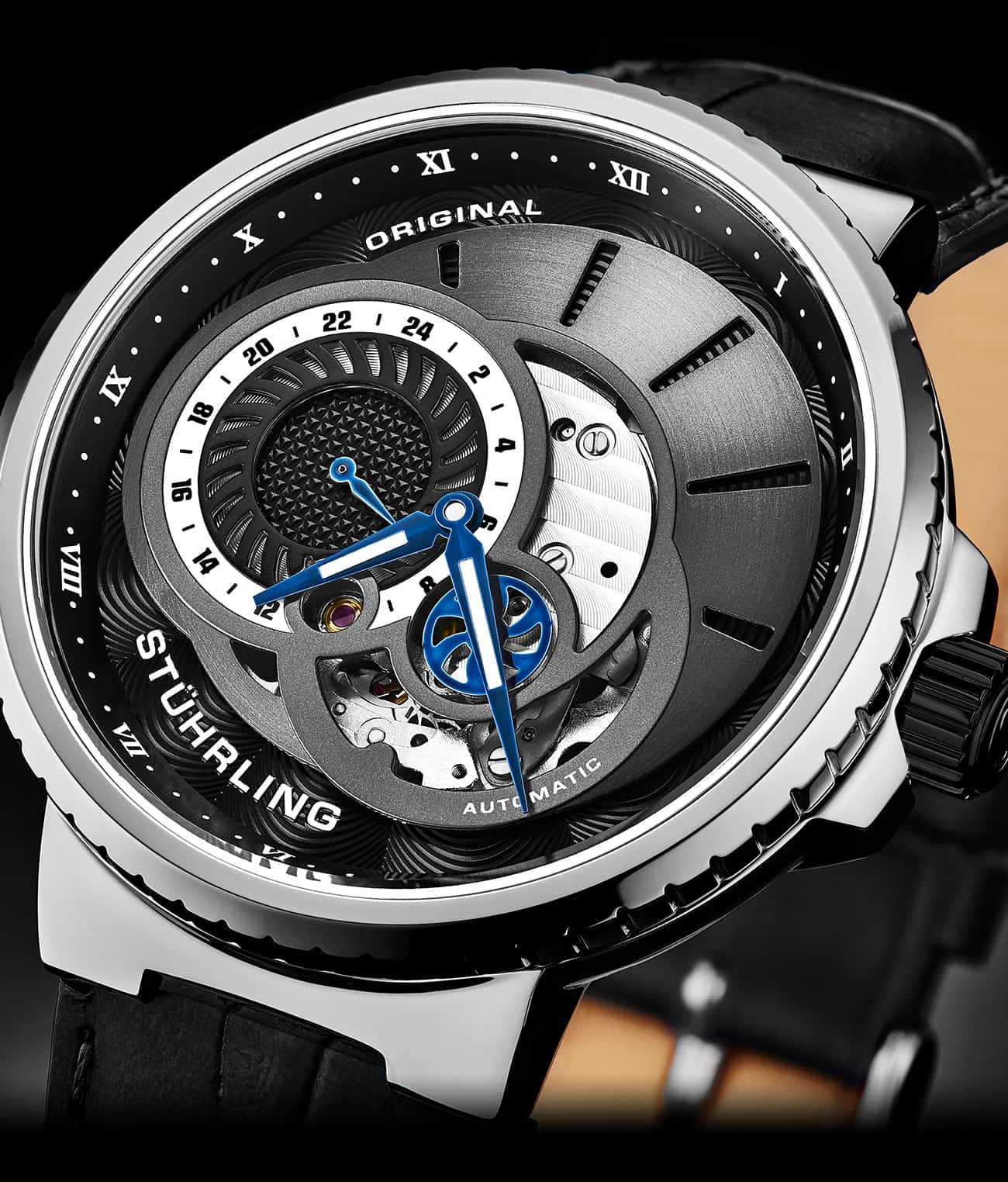Stührling Legacy 996 Automatic 45mm Skeleton - Image 12