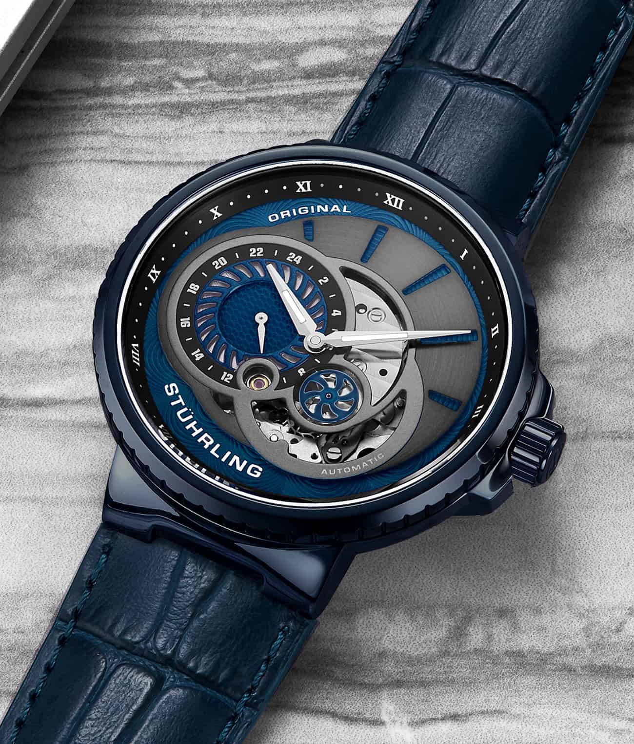 Stührling Legacy 996 Automatic 45mm Skeleton - Image 17