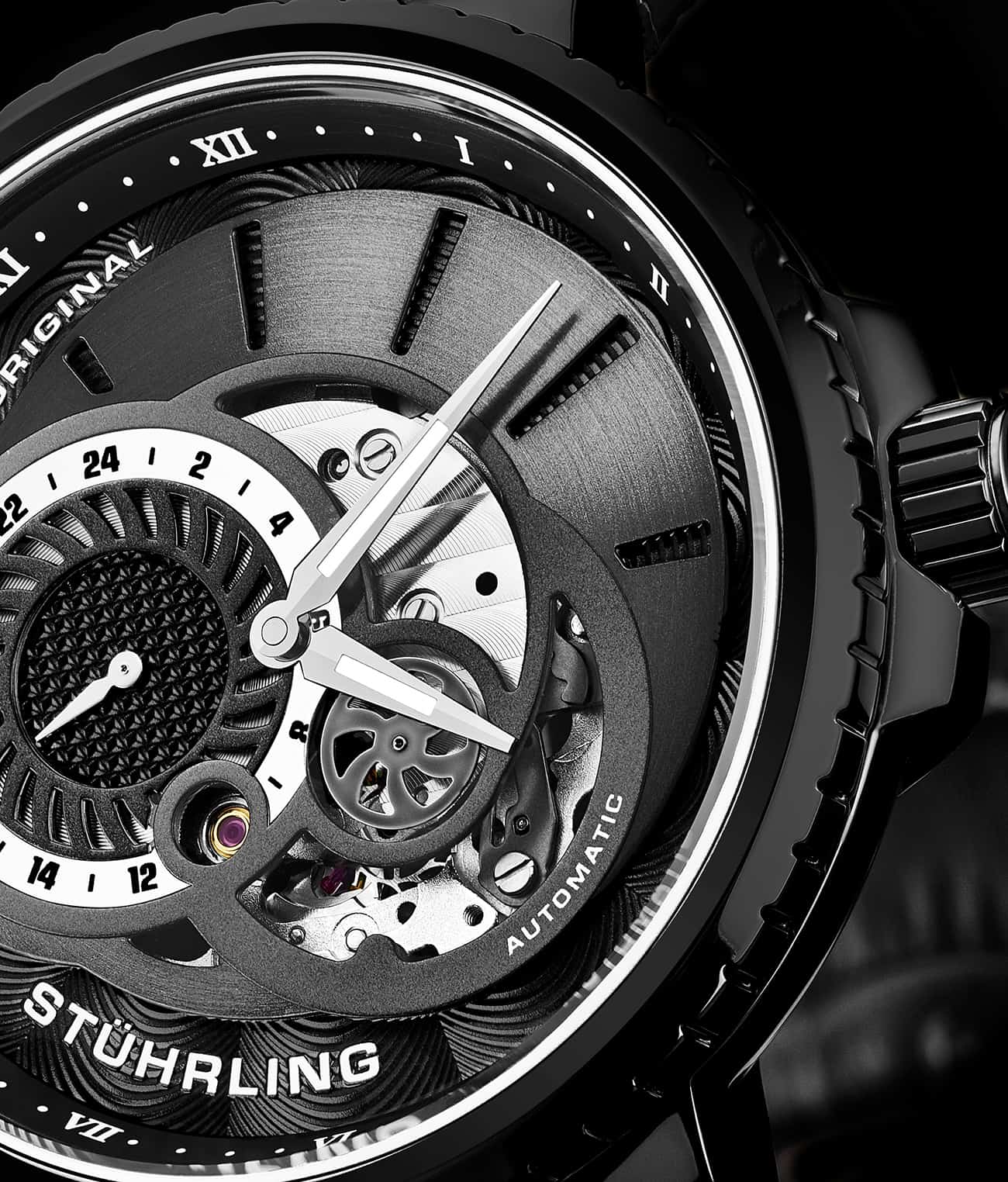 Stührling Legacy 996 Automatic 45mm Skeleton - Image 21