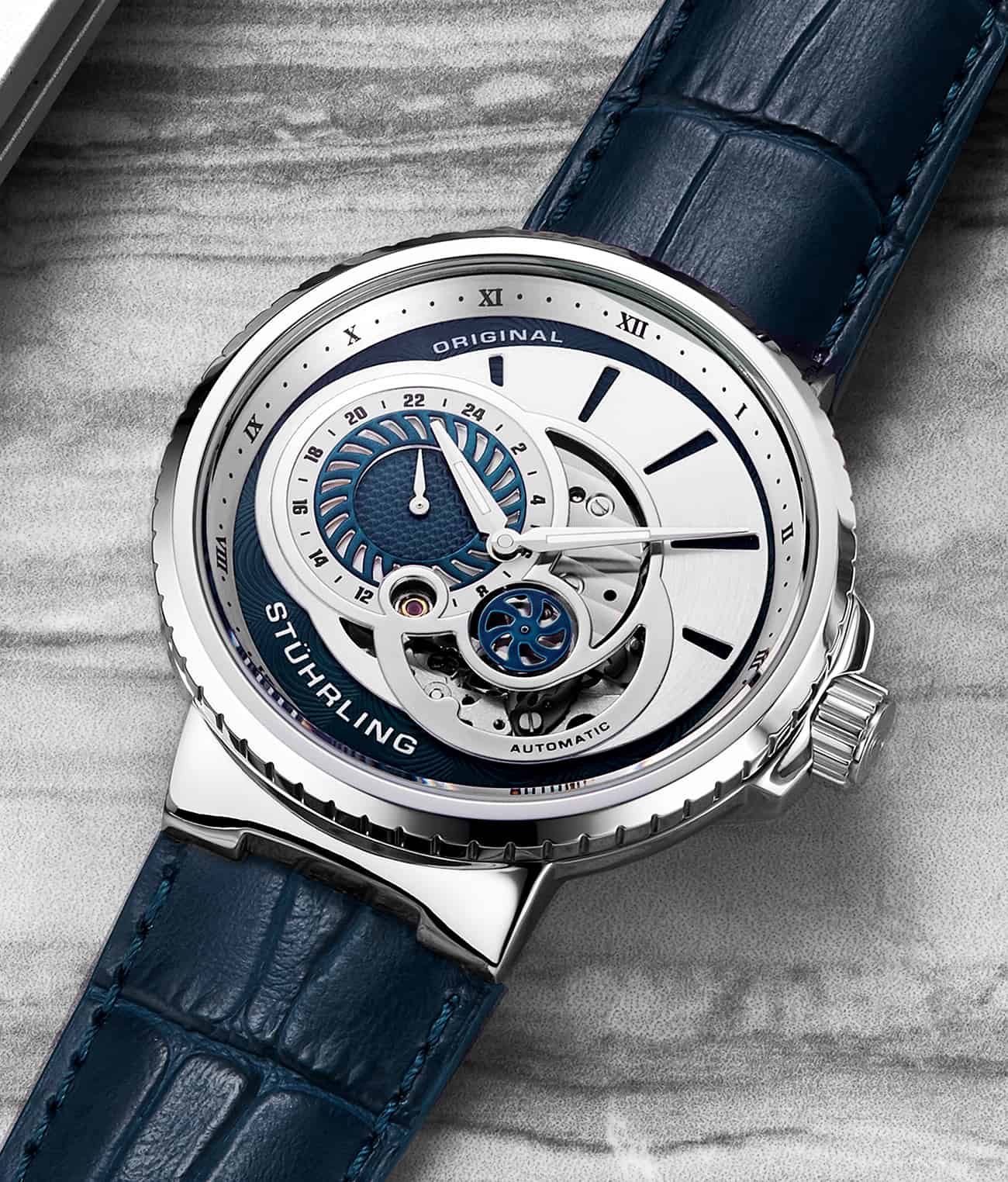 Stührling Legacy 996 Automatic 45mm Skeleton - Image 4