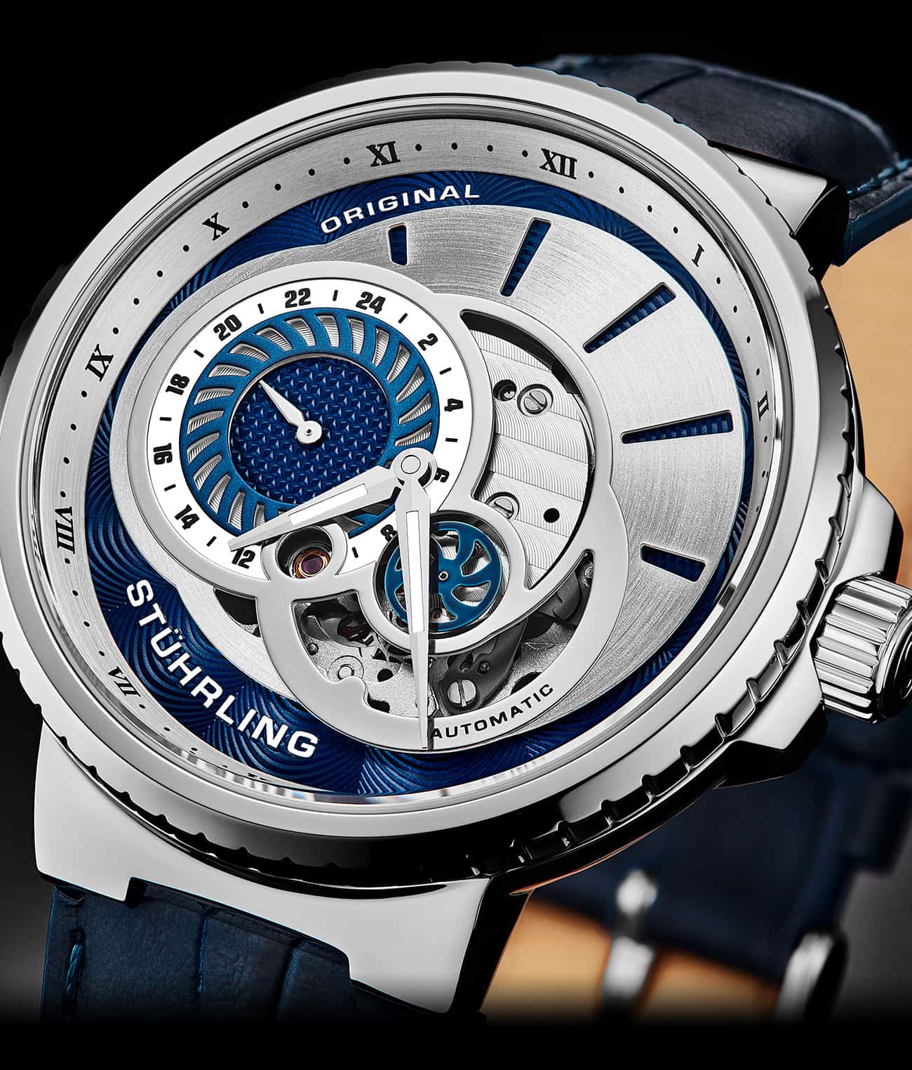 Stührling Legacy 996 Automatic 45mm Skeleton - Image 5