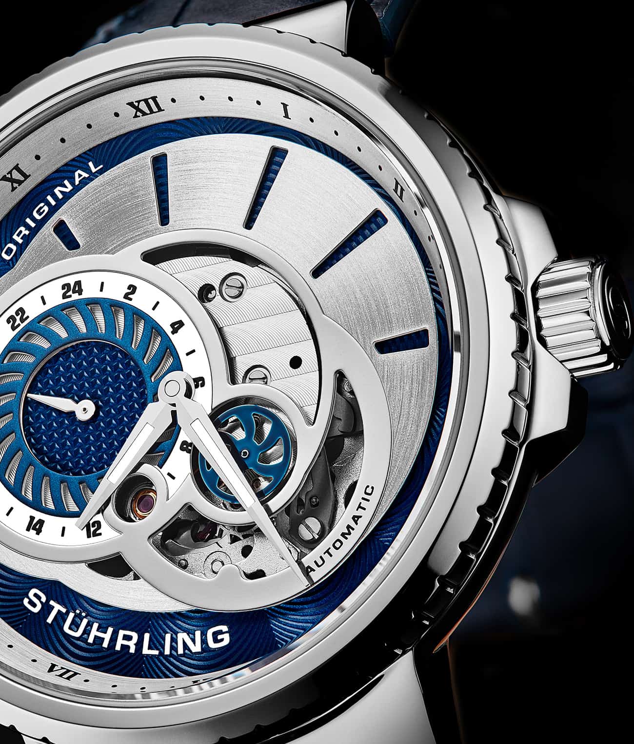 Stührling Legacy 996 Automatic 45mm Skeleton - Image 7