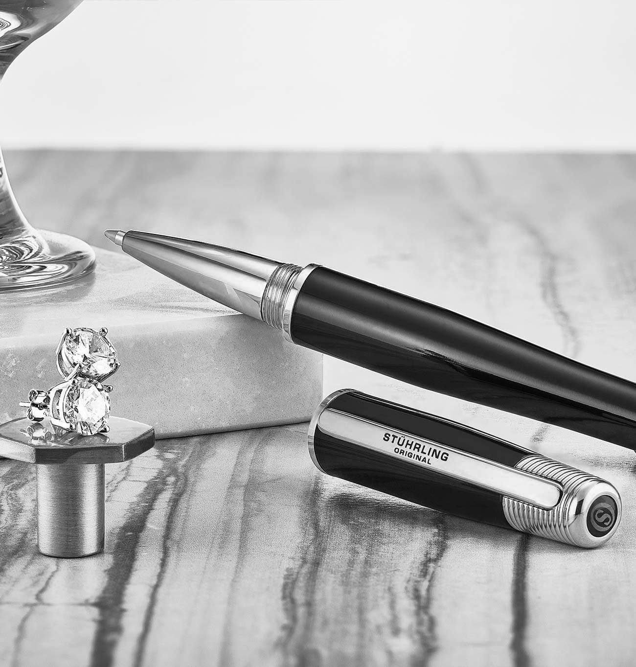 Stührling Aeronaut 44mm Aviator, Cabaletta Quartz 42mm, and Stührling Signature Pen - Image 2