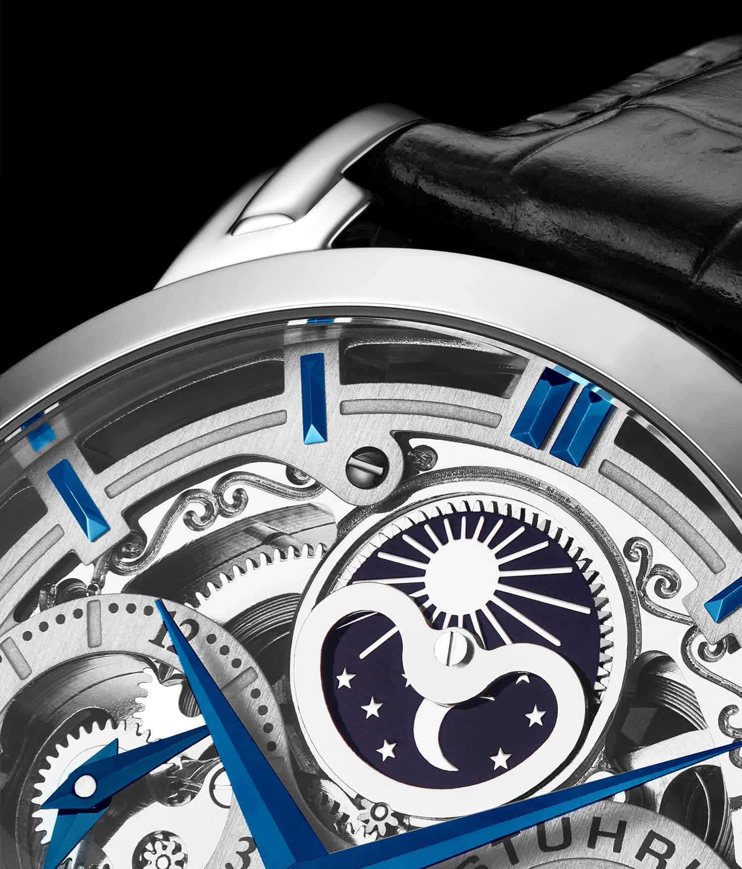 Stührling Anatol Dual Time 371 Automatic 46mm Skeleton - Image 12