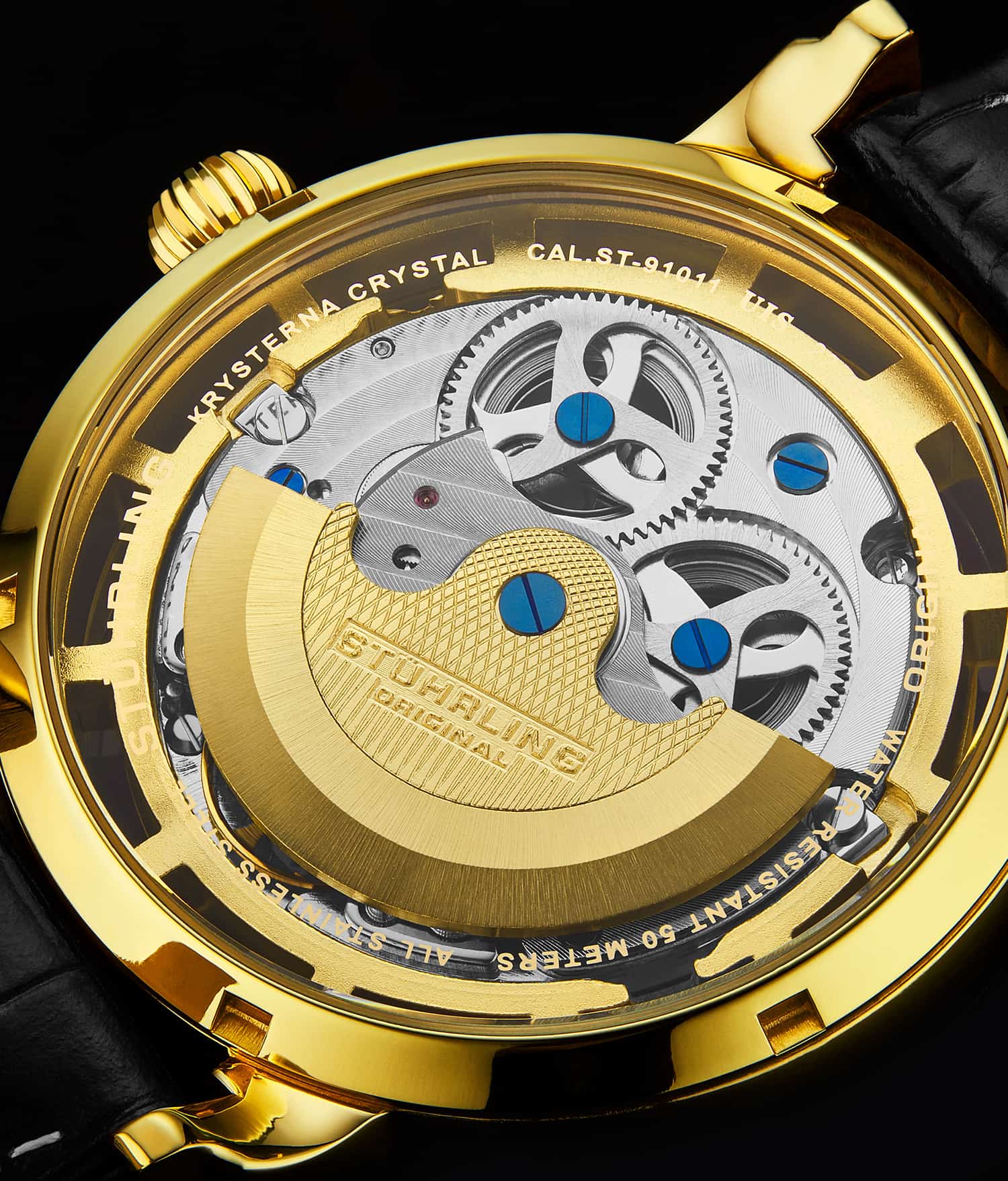 Stührling Anatol Dual Time 371 Automatic 46mm Skeleton - Image 26