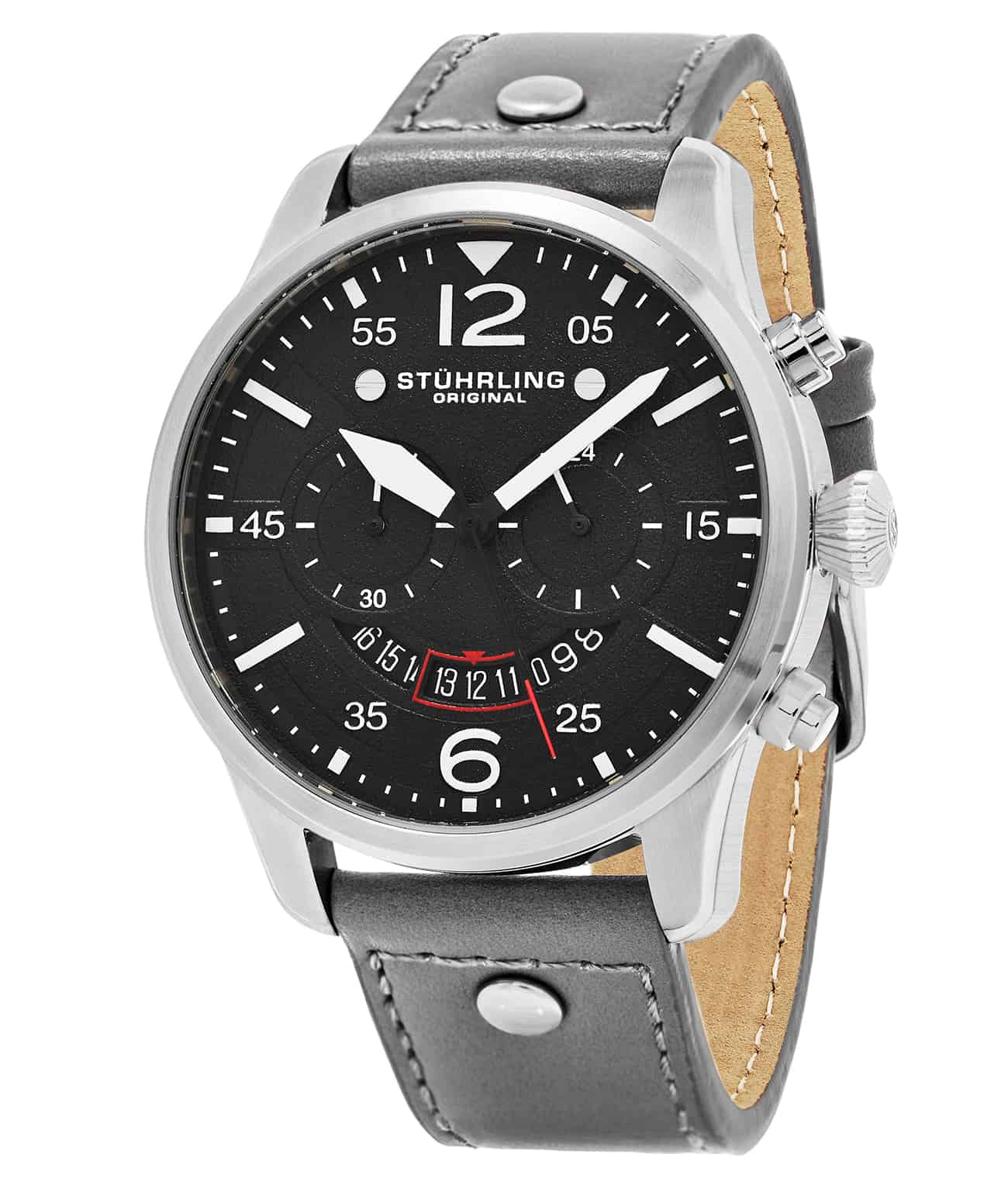 Stührling Anhedral 473 Quartz 44mm Aviator - Image 7