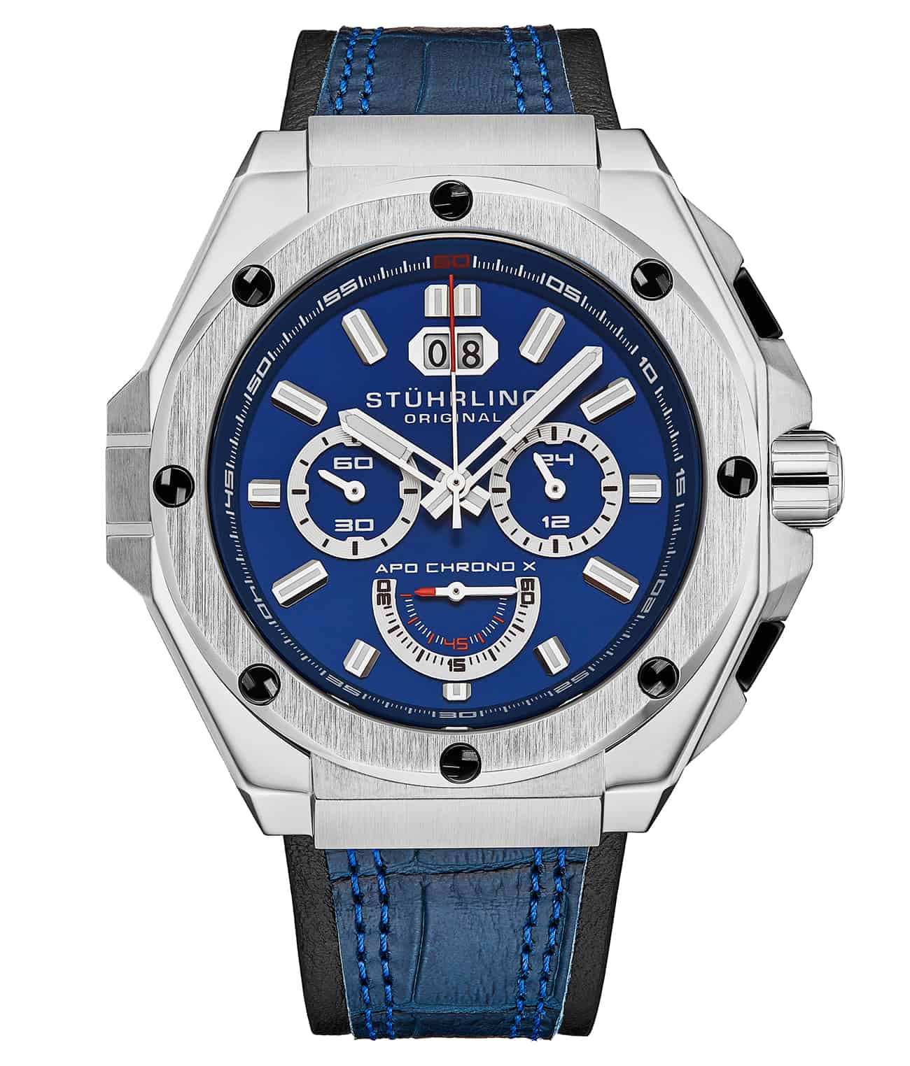 Stührling APO Chrono X 1018 44mm Timepiece - Image 7