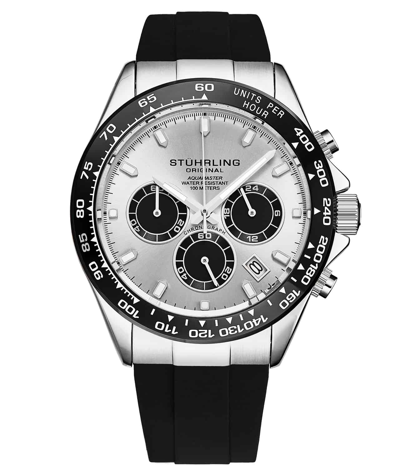 Stührling Aquamaster 4042 Quartz 42mm Chronograph