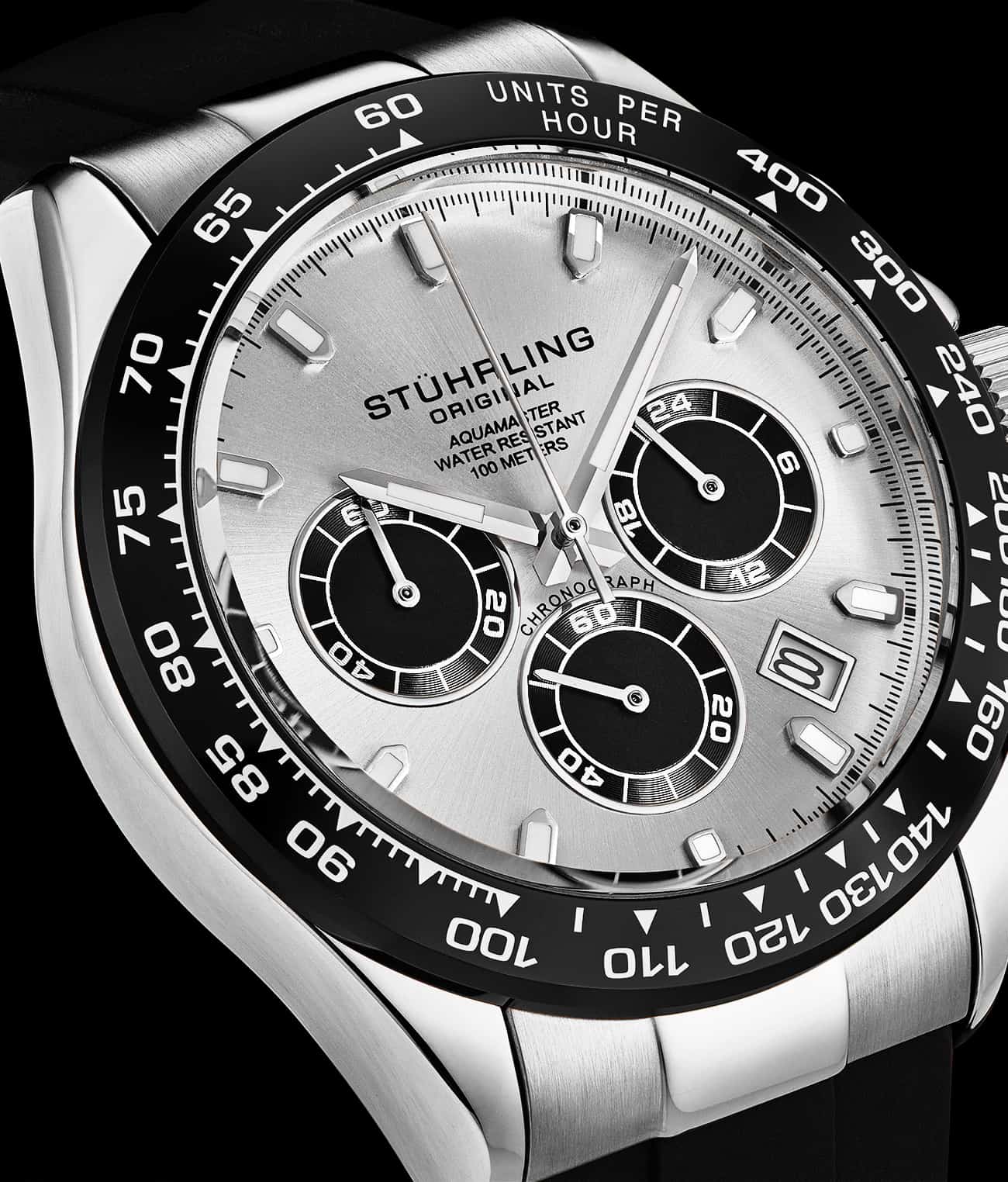 Stührling Aquamaster 4042 Quartz 42mm Chronograph - Image 2