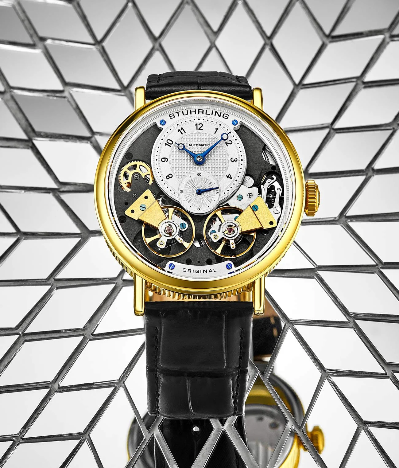 Stührling Ares 3981 Automatic 43mm Skeleton - Image 4