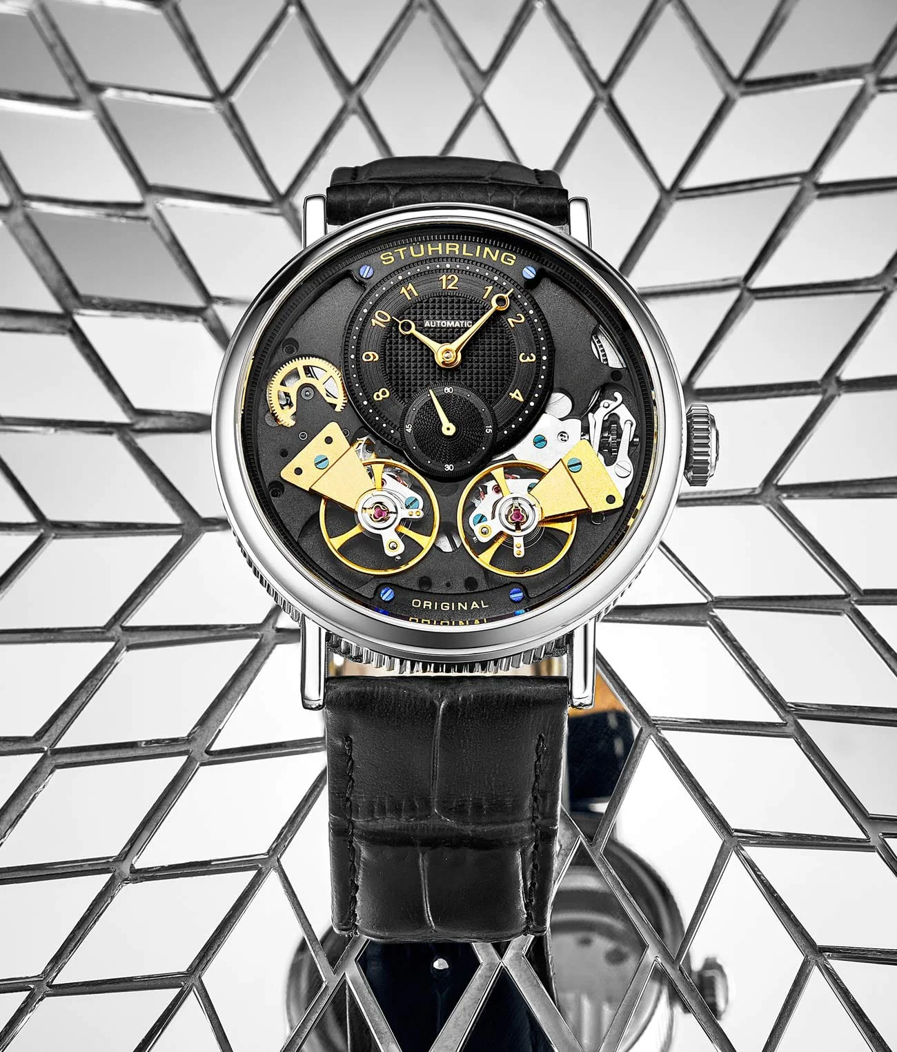 Stührling Ares 3981 Automatic 43mm Skeleton - Image 7