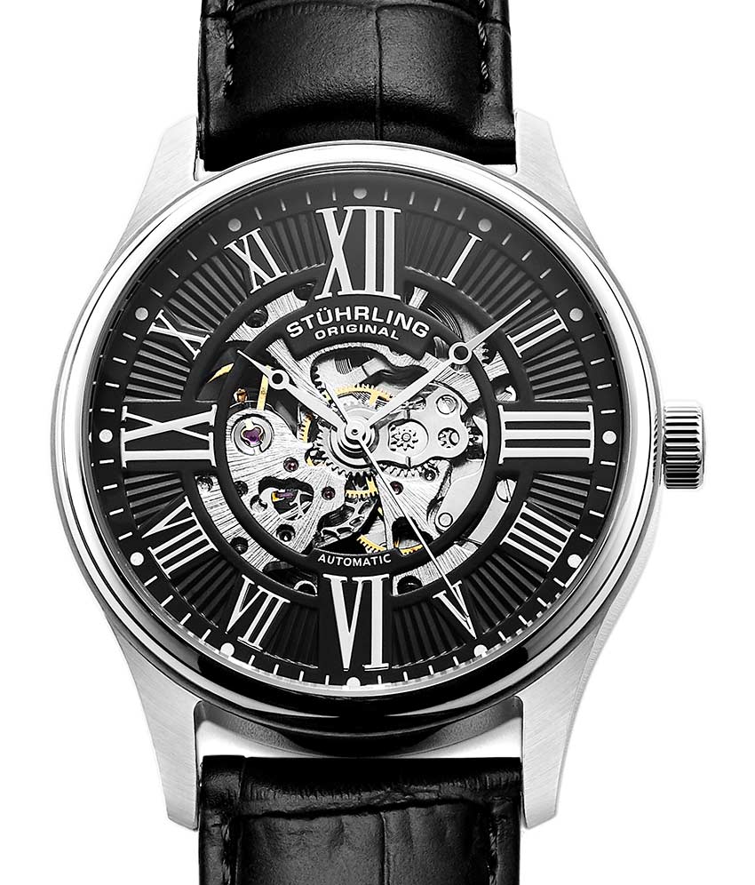 Stührling Atrium 3942 & 3942M Automatic 42mm Skeleton - Image 11