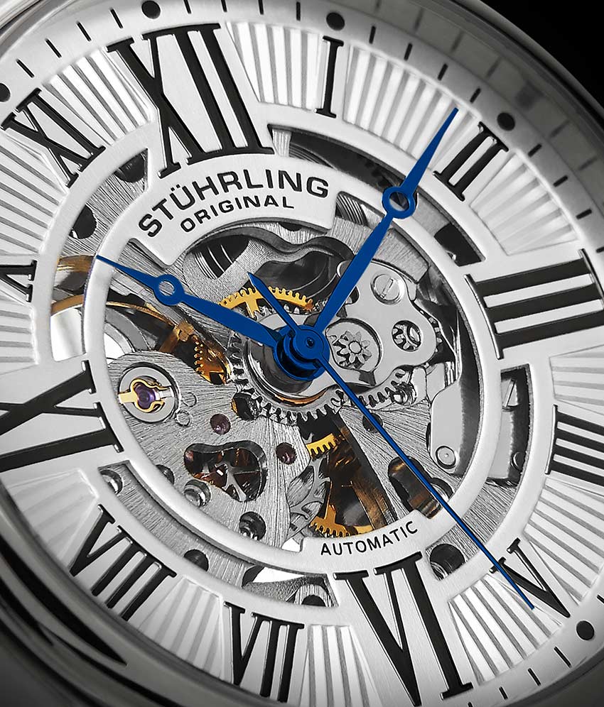 Stührling Atrium 3942 & 3942M Automatic 42mm Skeleton - Image 15