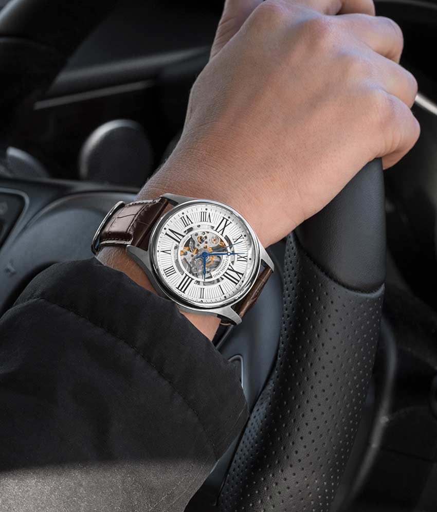 Stührling Atrium 3942 & 3942M Automatic 42mm Skeleton - Image 22