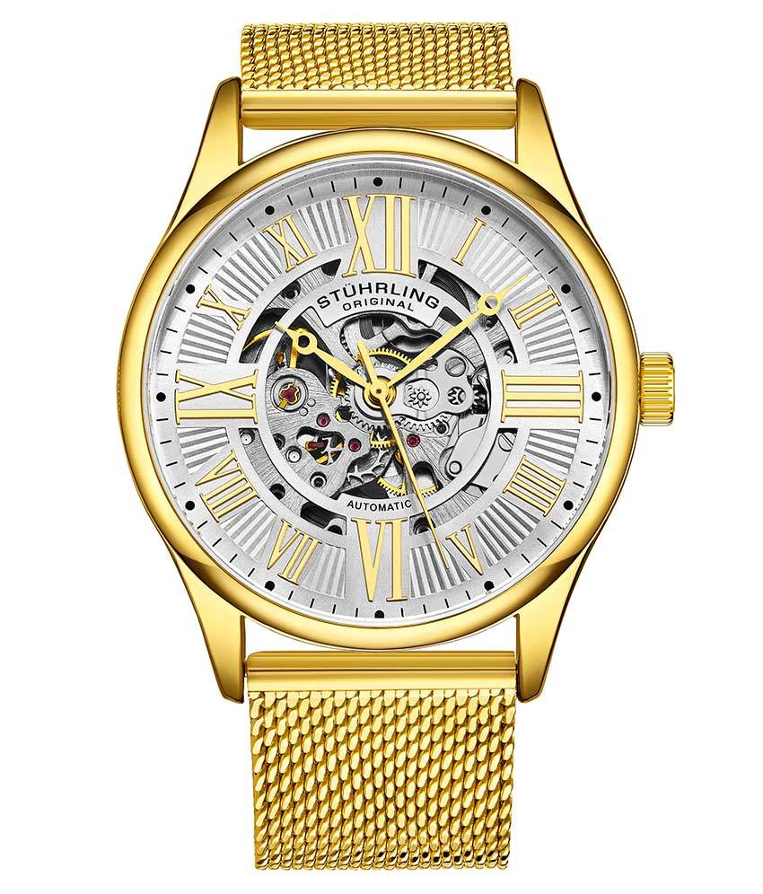 Stührling Atrium 3942 & 3942M Automatic 42mm Skeleton - Image 24