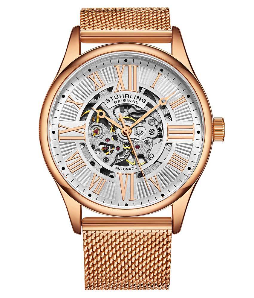 Stührling Atrium 3942 & 3942M Automatic 42mm Skeleton - Image 28