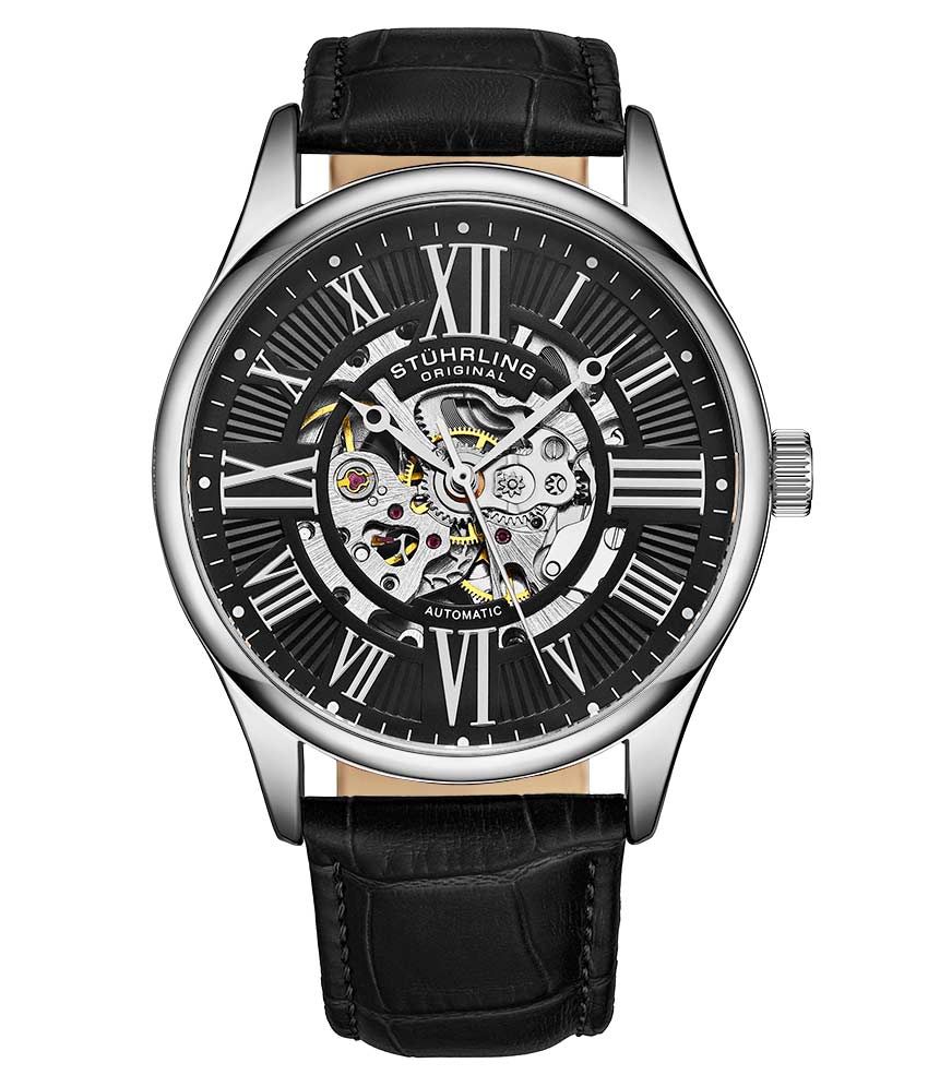 Stührling Atrium 3942 & 3942M Automatic 42mm Skeleton - Image 4