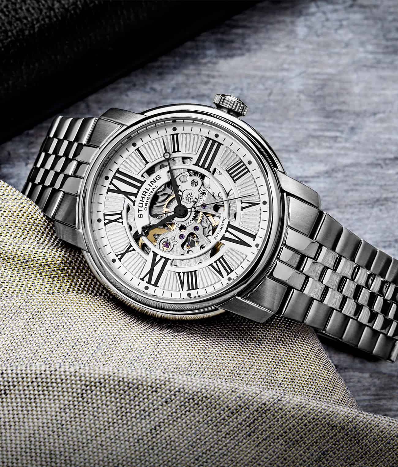 Stührling Atrium 4031 Automatic 42mm Skeleton - Image 3