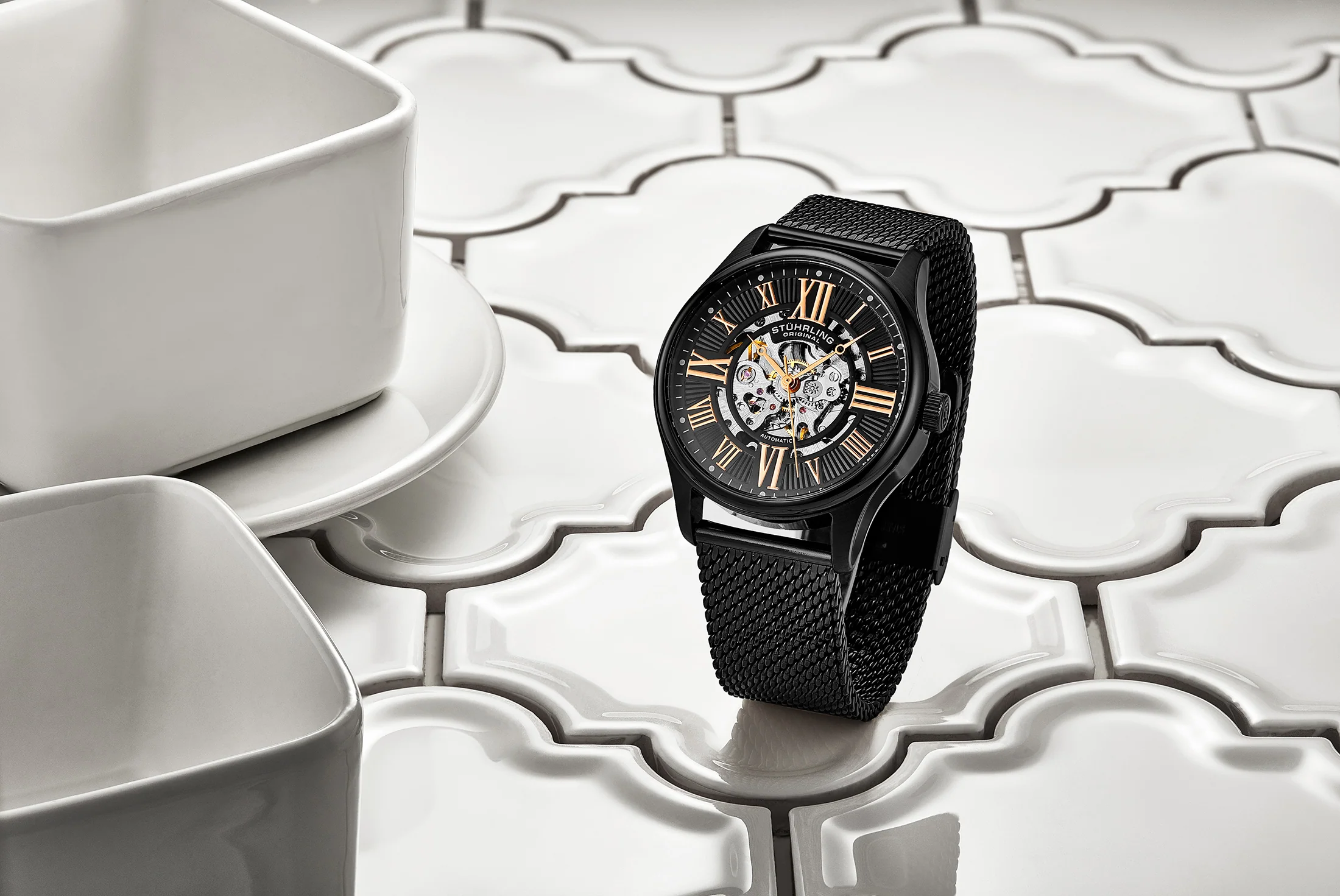 Stührling Atrium Elite 747M Automatic 42mm Skeleton - Image 14