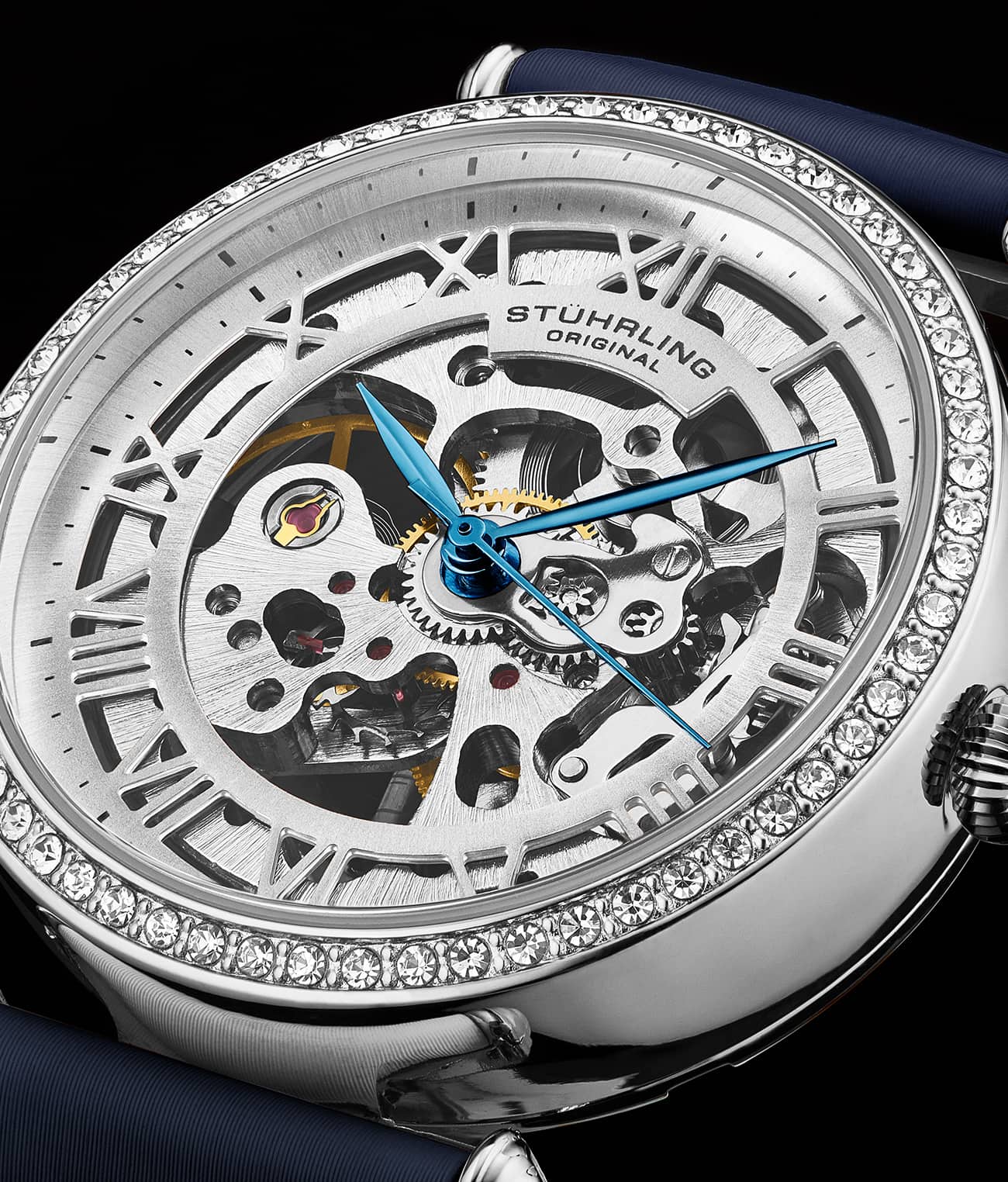 Stührling Luxe Automatic 4022 38mm Skeleton - Image 10