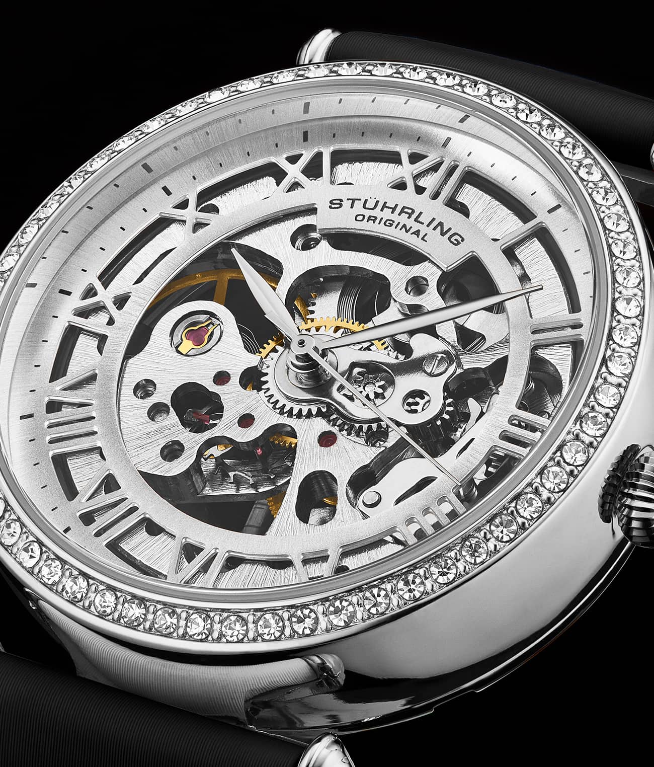 Stührling Luxe Automatic 4022 38mm Skeleton - Image 3