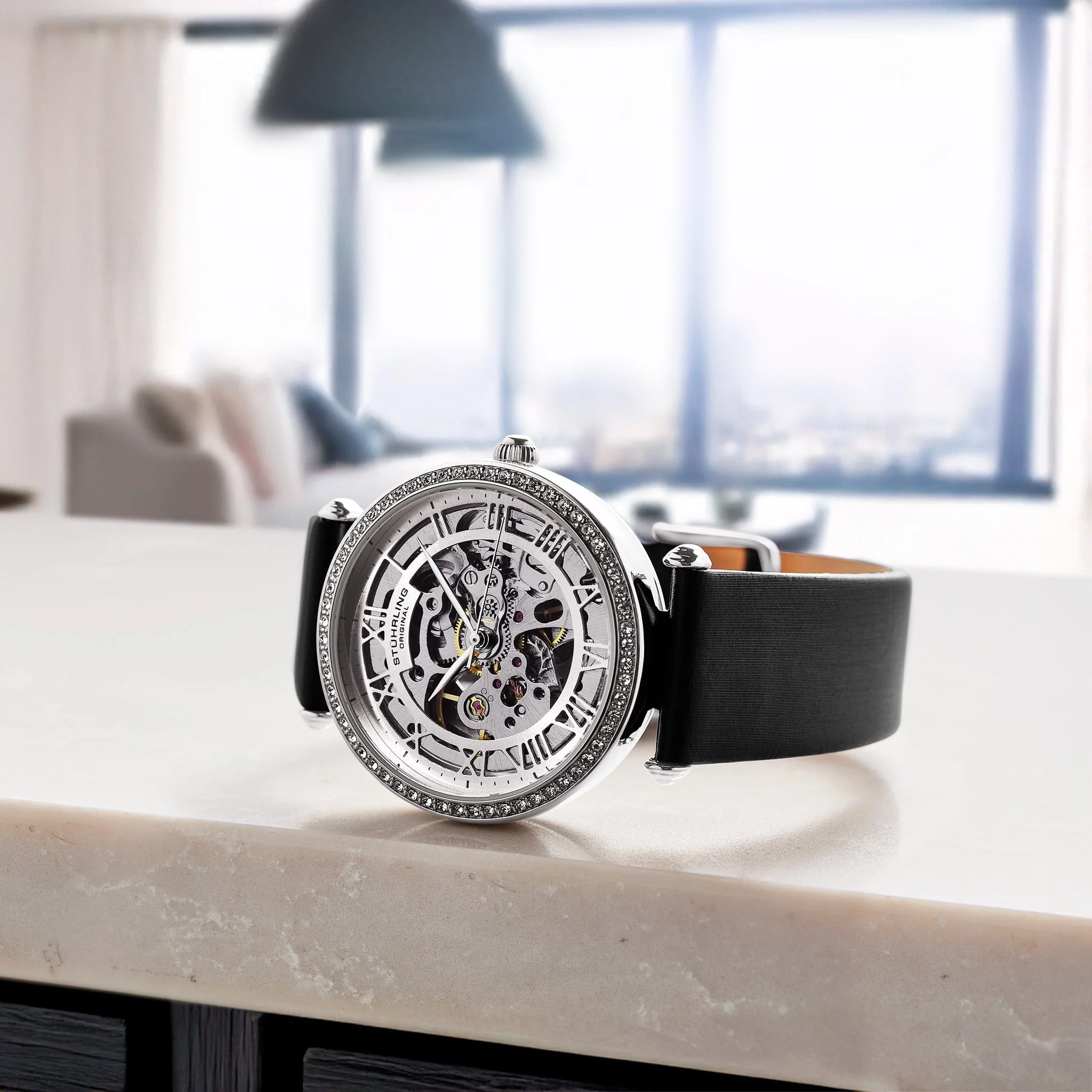 Stührling Luxe Automatic 4022 38mm Skeleton - Image 4
