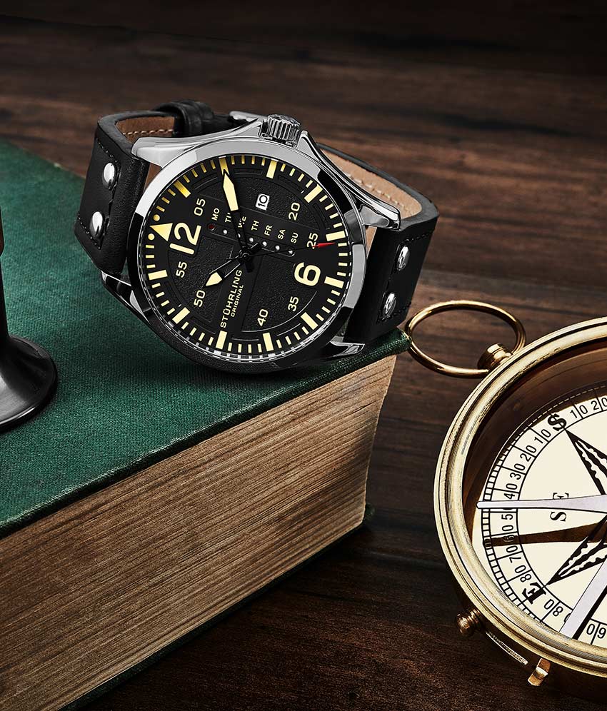 Stührling Aeronaut 3916 Quartz 43mm Aviator - Image 14