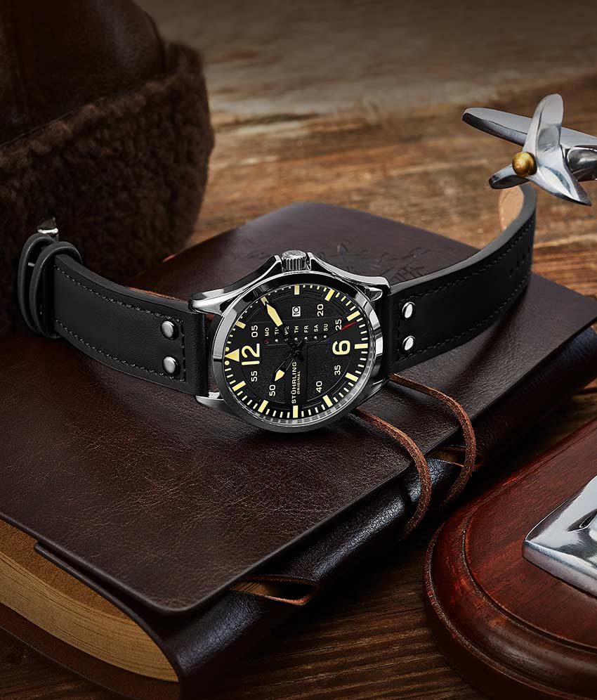 Stührling Aeronaut 3916 Quartz 43mm Aviator - Image 15