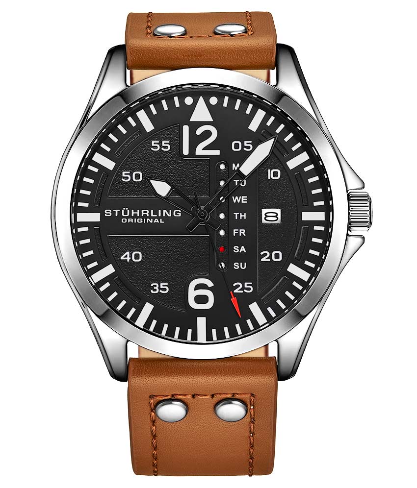 Stührling Aeronaut 3916 Quartz 43mm Aviator - Image 19
