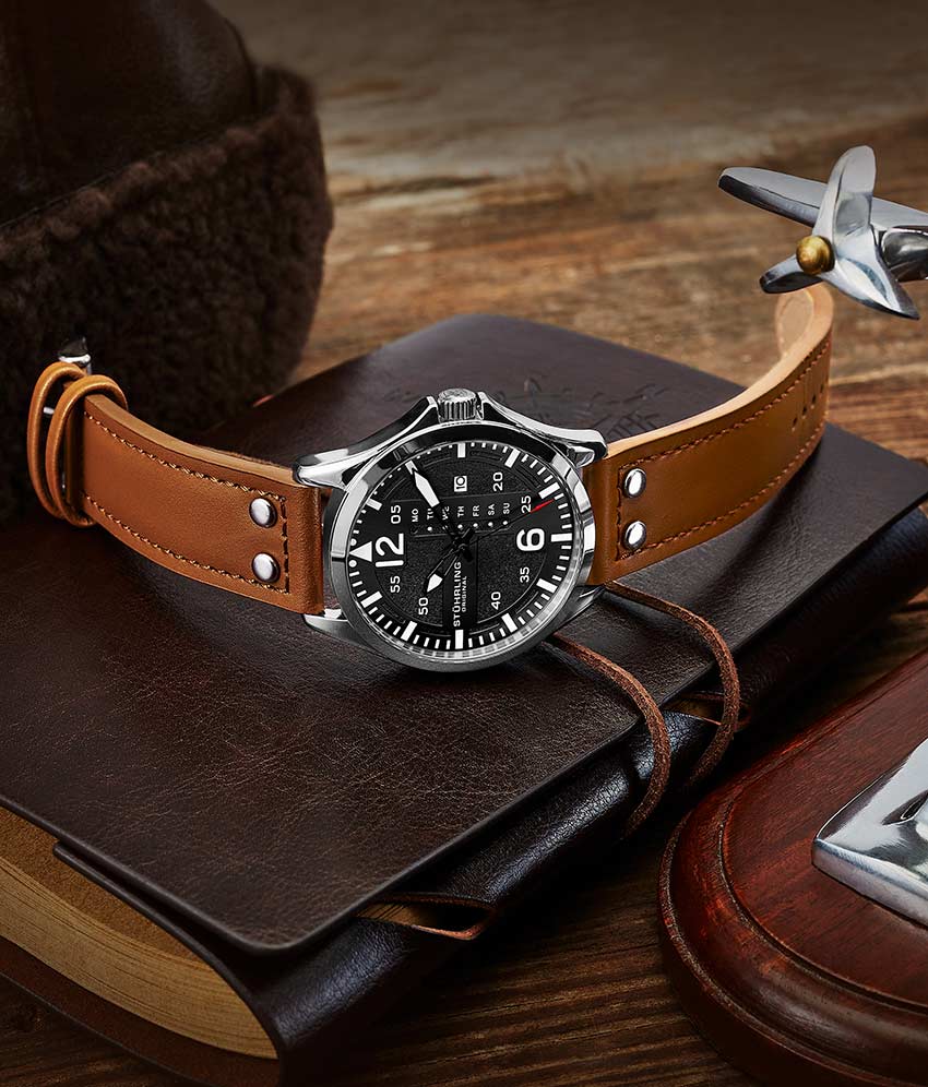 Stührling Aeronaut 3916 Quartz 43mm Aviator - Image 24