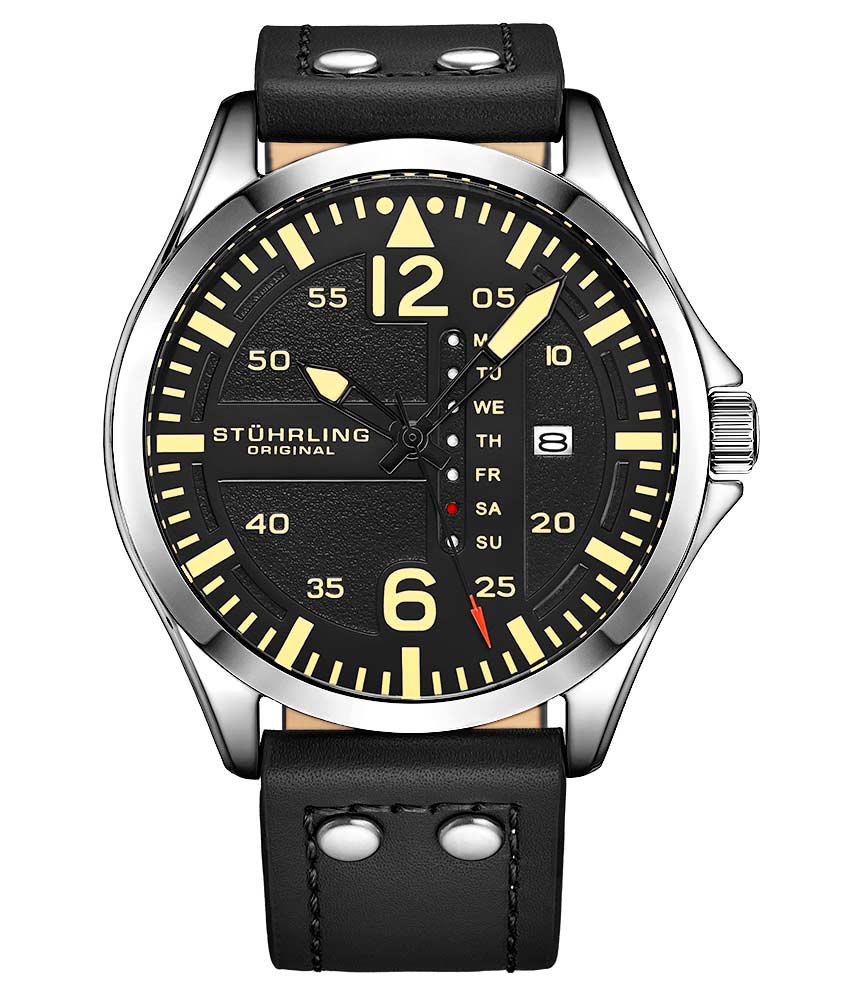 Stührling Aeronaut 3916 Quartz 43mm Aviator - Image 9