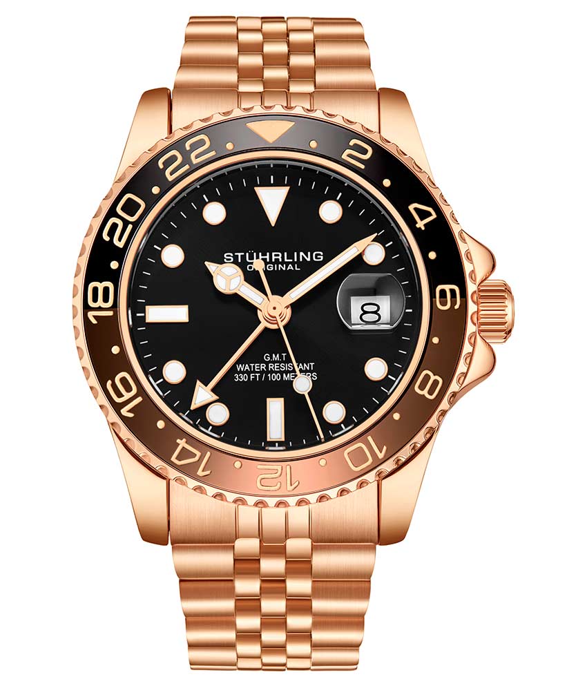 Stührling C968A GMT Quartz 42mm Diver - Image 4