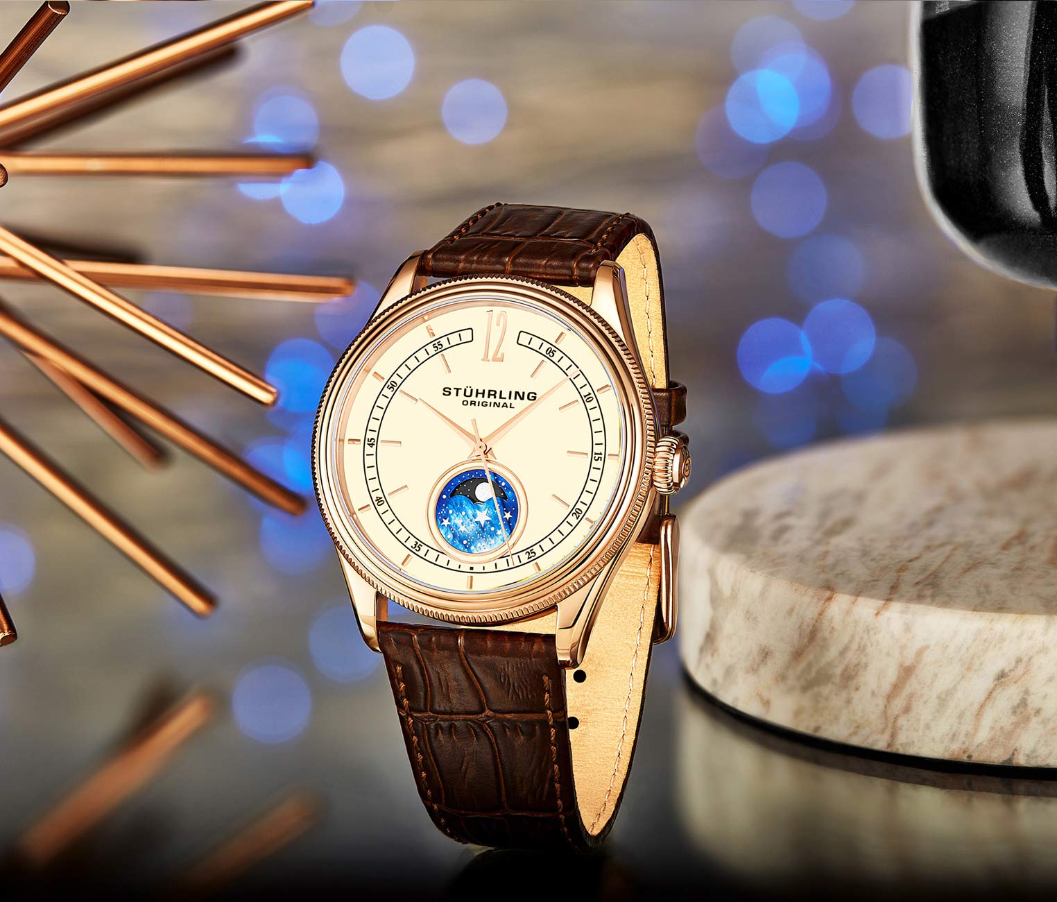 Stührling Celestia 897 Quartz 42mm Classic - Image 20
