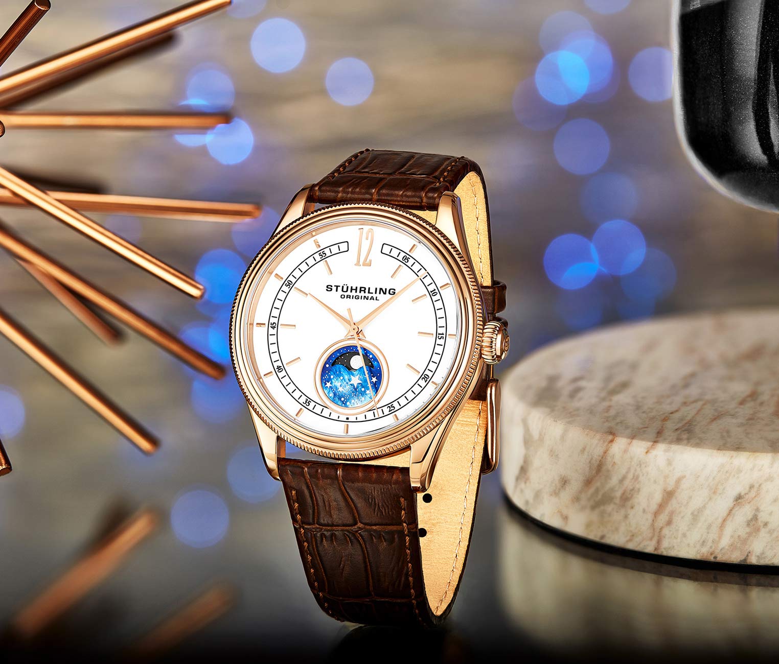 Stührling Celestia 897 Quartz 42mm Classic - Image 27