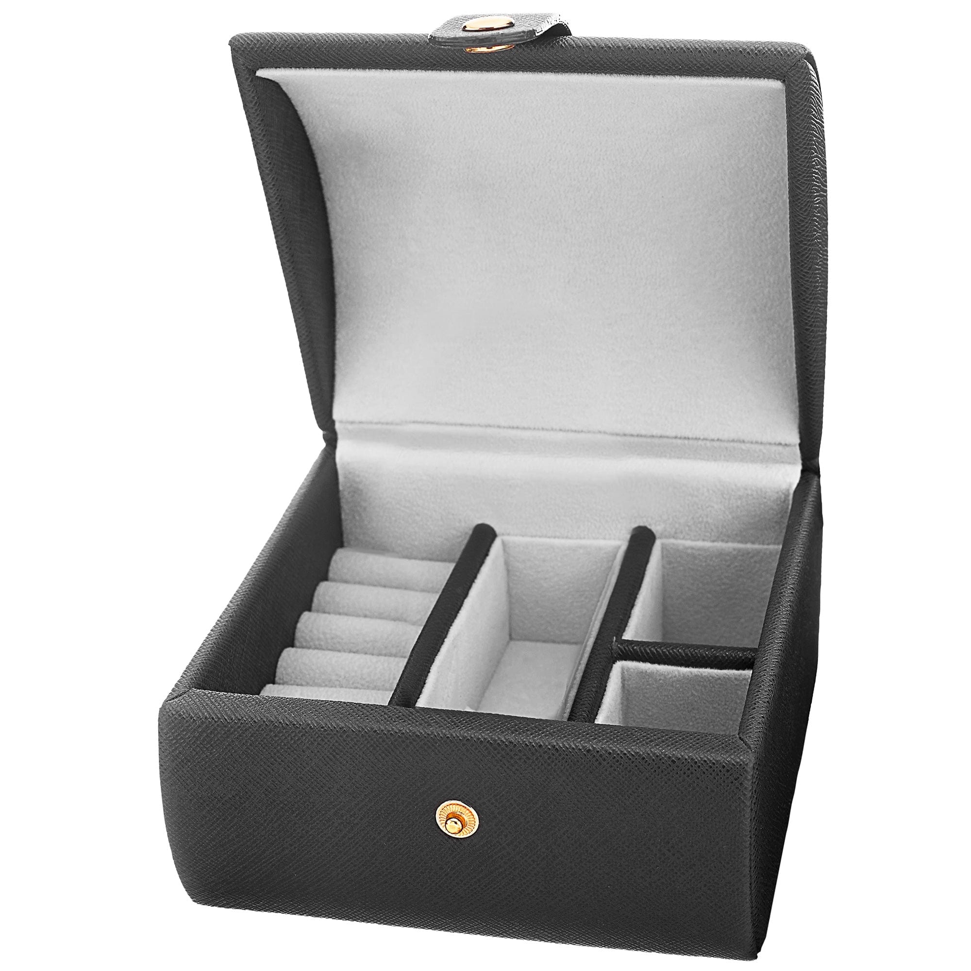 Stührling Charcoal Grace Watch & Jewelry Box - Image 2