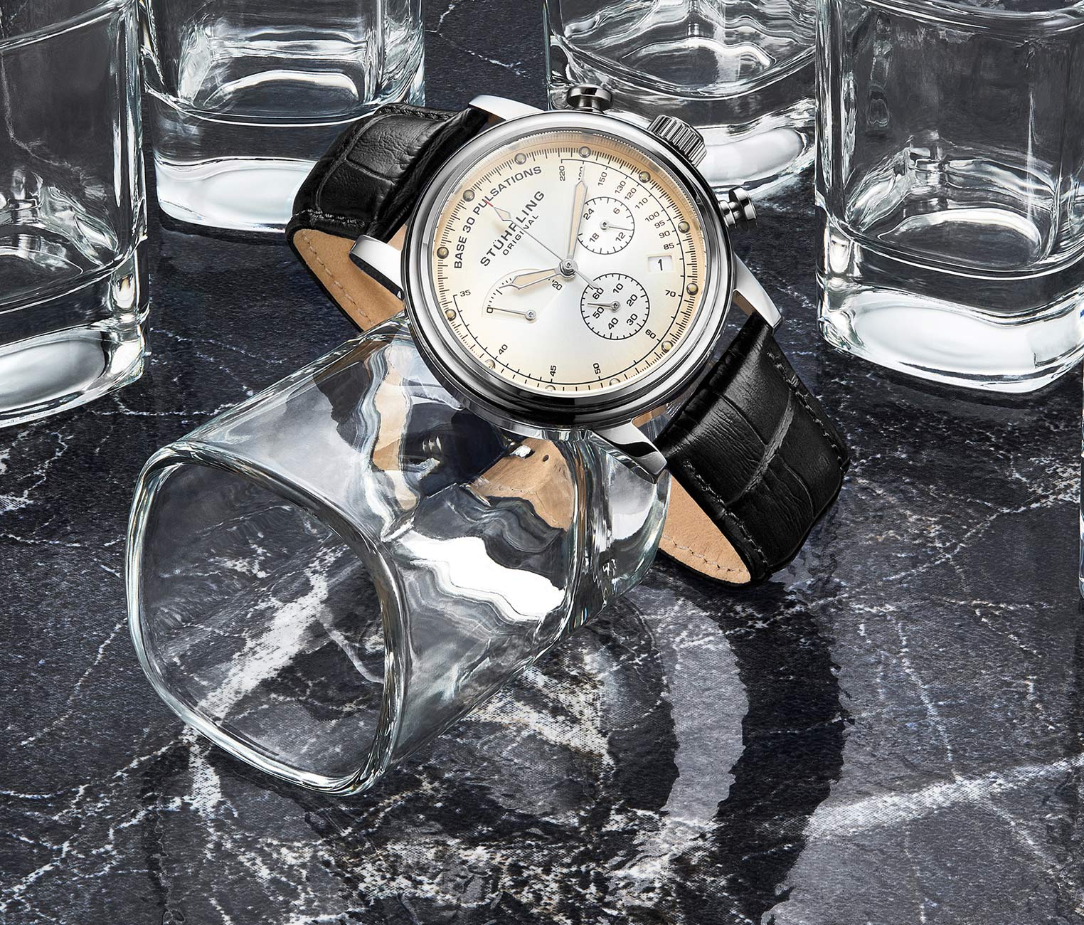 Stührling ChronoPulse 895 Quartz 42mm Chronograph - Image 10