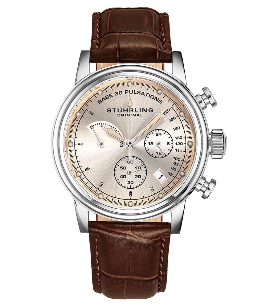 Stührling ChronoPulse 895 Quartz 42mm Chronograph - Image 12