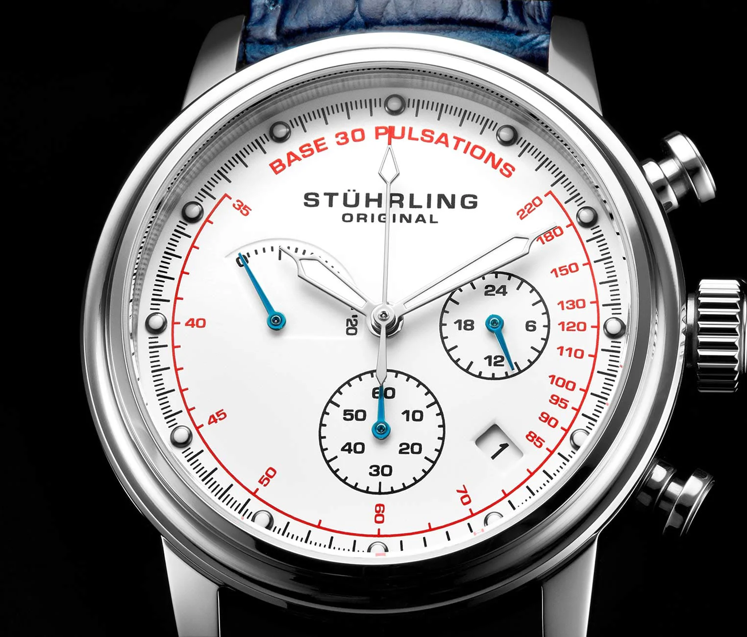 Stührling ChronoPulse 895 Quartz 42mm Chronograph - Image 19