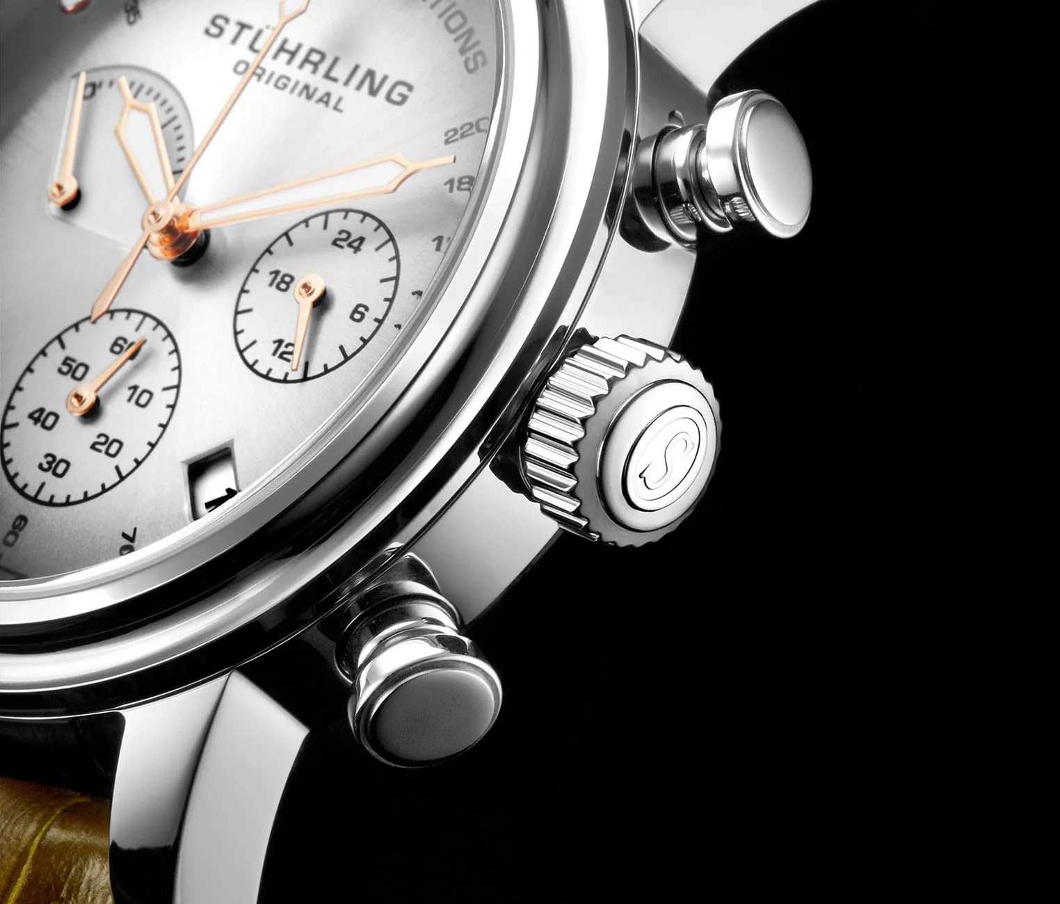 Stührling ChronoPulse 895 Quartz 42mm Chronograph - Image 4